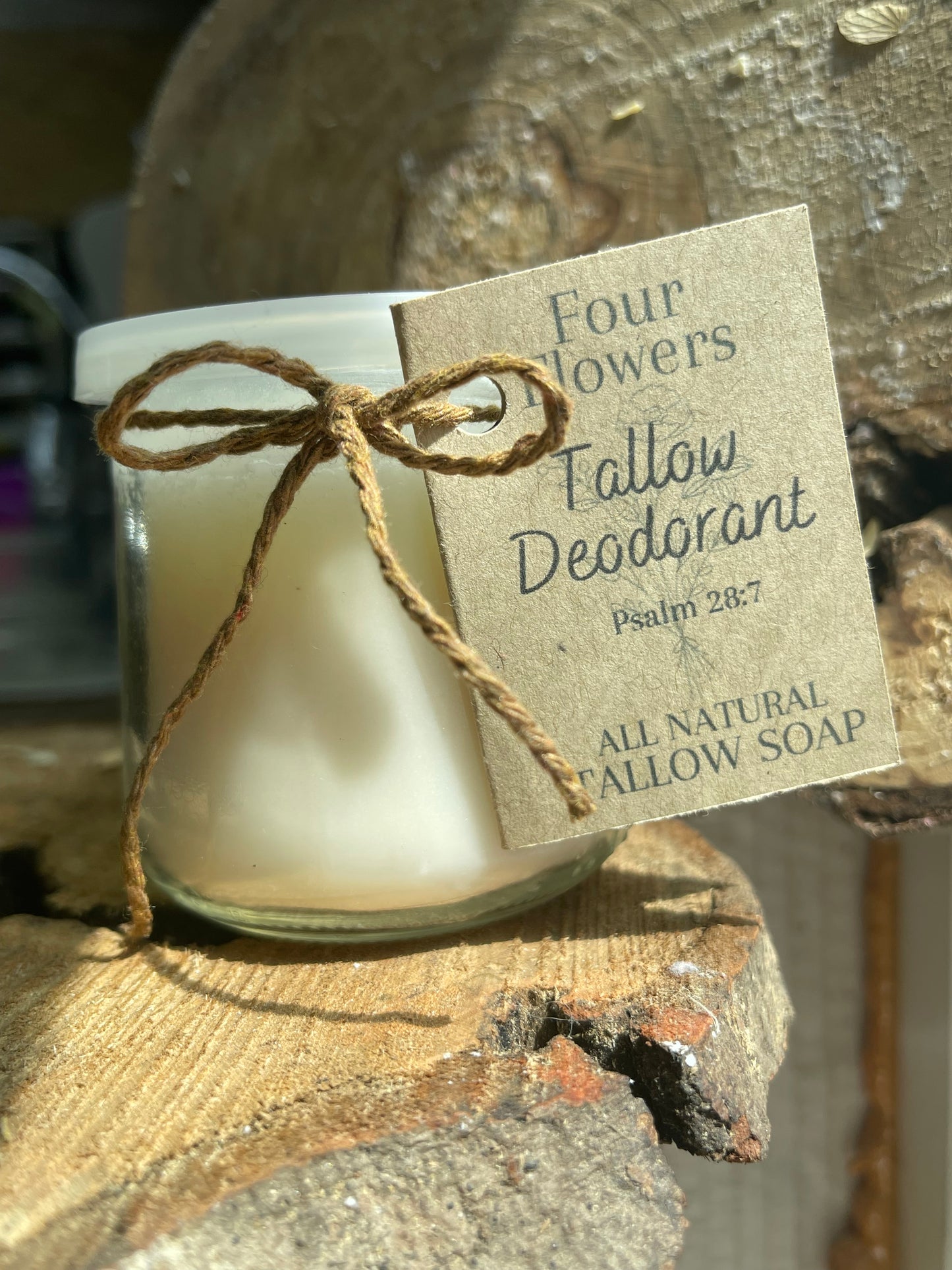 All Natural Tallow Deodorant - Organic