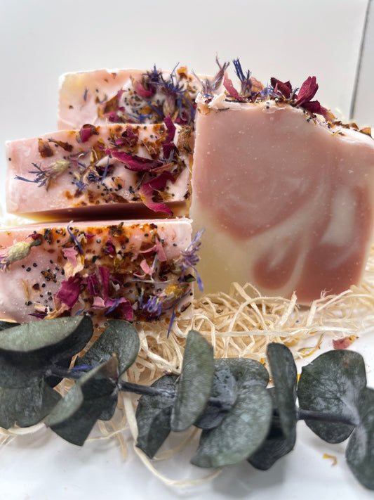 Dainty Rose Clay Body Bar
